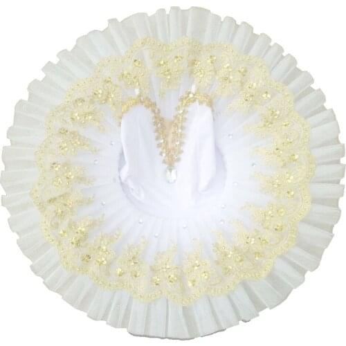 2020 New Songyuexia white Tutú de ballet profesional de bailarina blanco para niños, niñas y adultos, trajes para baile y ballet