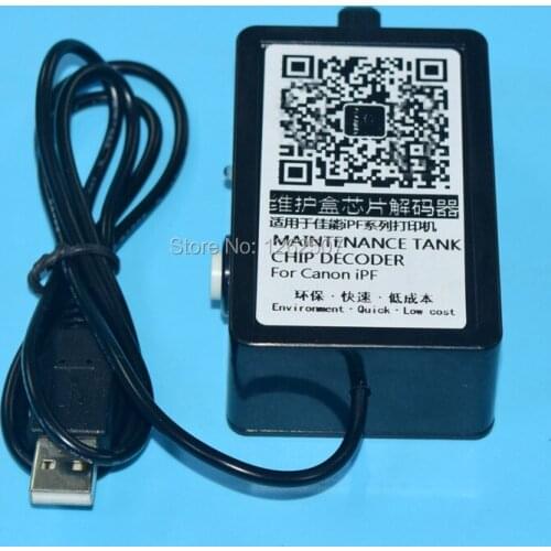 MC-16 MIT MC16 Maintenance Tank Chip Resetter For Canon iPF500 iPF600 iPF700 iPF610 iPF605 iPF710 Plotter Waste ink Box MC 16
