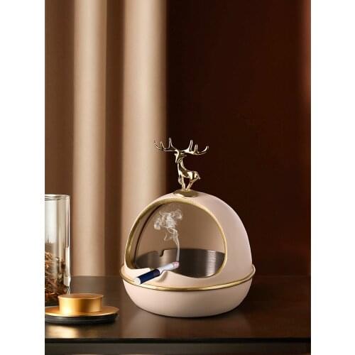 Luxury Ashtray With Lid Desk Accessories Ash Tray Cute Smoking Weed Gift For Boyfriend Home Decoration