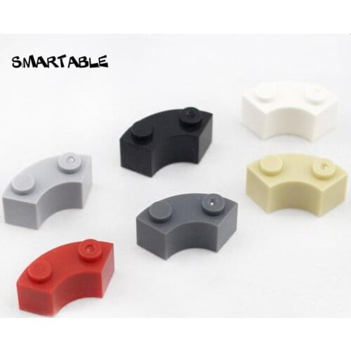 Smartable Brick Round Corner 2x2 Building Block MOC Parts Toy For Kid Creative Compatible Major Brands 85080/3063 80pcs/lot