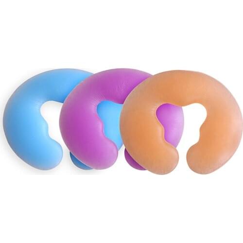 U Shaped Silicone Pillows Neck Support for Beauty Salon Message SPA Headrest Cushion Cradle Soft Nursing Cushion Pillow