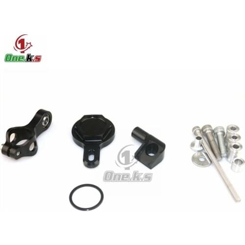 Universal Motorcycle Adjustable Steering Damper Stabilizer Mounting Bracket For YAMAHA R1 1999 2000 2001 2002 2003 2005