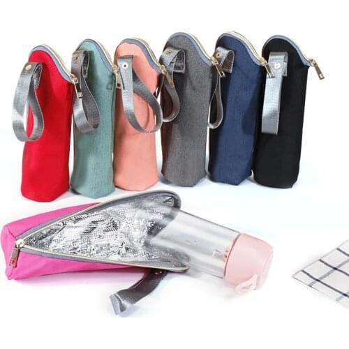 Waterproof Milk Bottle Insulation Bag Baby Stroller Hanging Thermal Pouch Portable Outdoor Mommy Cooler Handbag Accessories