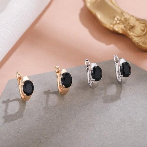 MAIKALE Small Gold Silver Color Classic Design Earrings MultiColor Cubic Zirconia Stud Earrings for Women Jewelry Simple Gift