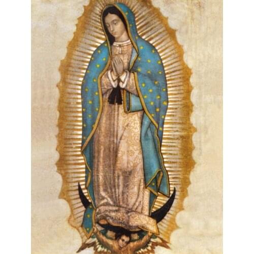 12style Choose The Day of the Virgin of Guadalupe in Mexico Art Film Print Silk Poster Home Wall Decor 24x36inch