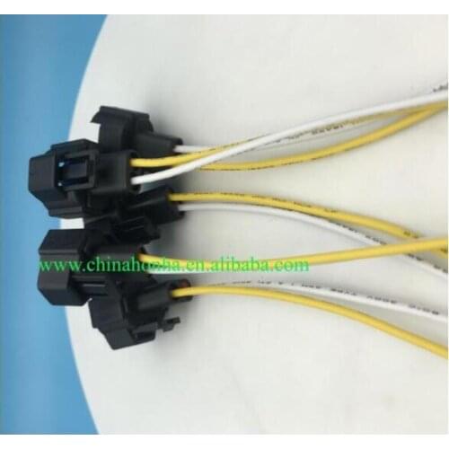 2 Pin Female Waterproof Fuel Injector Nozzle Connector Electrical Plug Wiring harness 4AGE RB26 3SGE with 15cm 18AWG wire