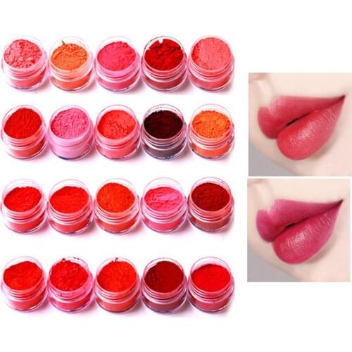 20PCS Assorted Color Natural Mica Pigment Powder Makeup Dye Set for Soap Making Nails Bath Bombs Lipstick Eye Shadow