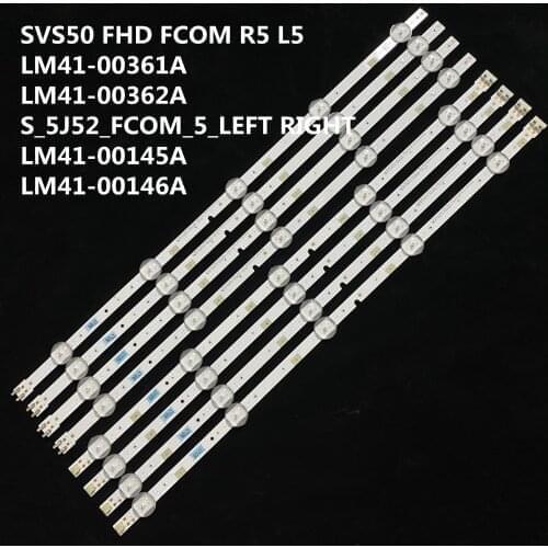 5set=40pcs LED backlight strip for UN50J5200 UN50J5000A UN50J5000 UN50J5300 BN96-37774A 37775A 38526A 38525A 2015 SVS50 FHD FCOM