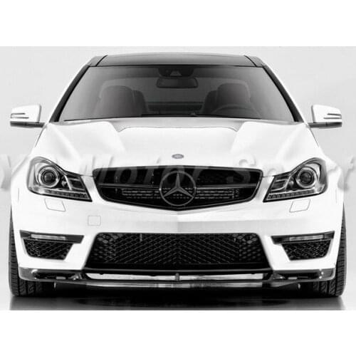 Car Accessories FRP Fiber Glass VRS Style Front Lip Fit For 2011-2013 MB W204 C63 AMG Sedan Coupe Front Lip Splitter