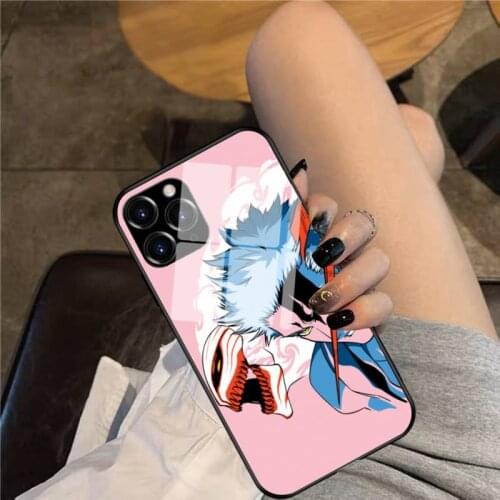 Kurosaki Ichigo Phone Case Glass Phone Case For iphone 12 11 Pro Max XS XR X 8 7 Plus SE2 Case