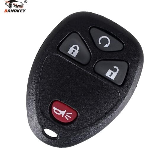 Dandkey New 4 Buttons Keyless Entry Remote Key Shell For Buick For G-M For GMC For Chevrolet For Pontiac