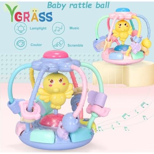 Baby Rattle Activity Ball Rattles Educational Toys For Babies Grasping Ball Puzzle Playgro Baby Toys 0-12 Months climb Le