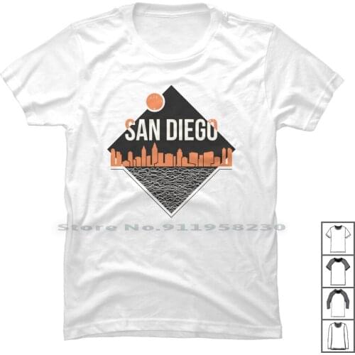 Sandiego T Shirt 100% Cotton Los Angeles California San Diego Kiteboard Jamaica Fighter Legion Coast Diego Board Sand