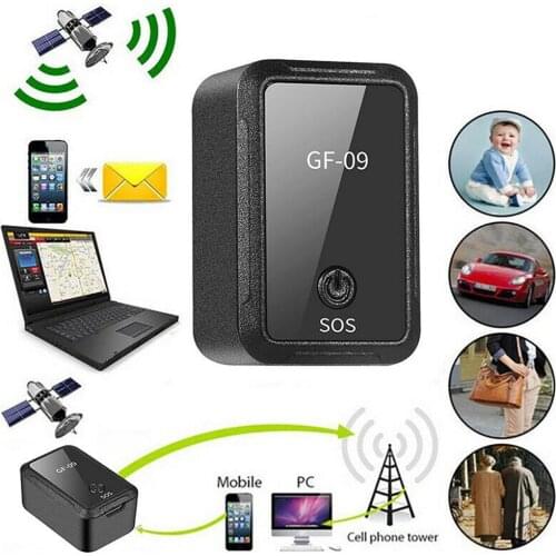 GF-09 Mini GPS Tracker APP Control Anti-Theft Device Locator Magnetic Voice Recorder For Vehicle/Car/Person Location
