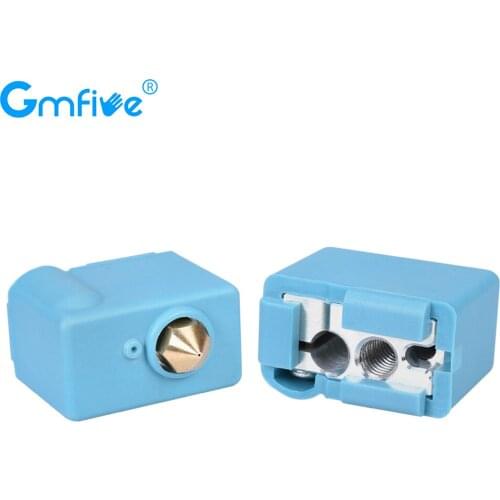 GmFive Volcano Nozzle 0.4/0.6/0.8MM +Volcano Heater Block +Silicone Sock E3D V6 Hotend For Ender 3 Upgrade 3D Printer Parts