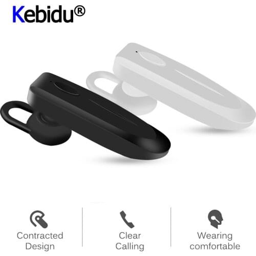 H2 Mini Bluetooth Earphone Stereo Universal Wireless Bluetooth Headset Handsfree Earloop Earpiece With Mic For IPhone Android