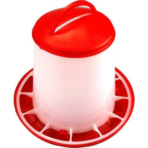 2Pcs Chicken Duck Feeder Bucket 3Kg Food Fountain Trough Quail Pigeon Feeding Bucket trough Chicken Farm Feeding Equipment