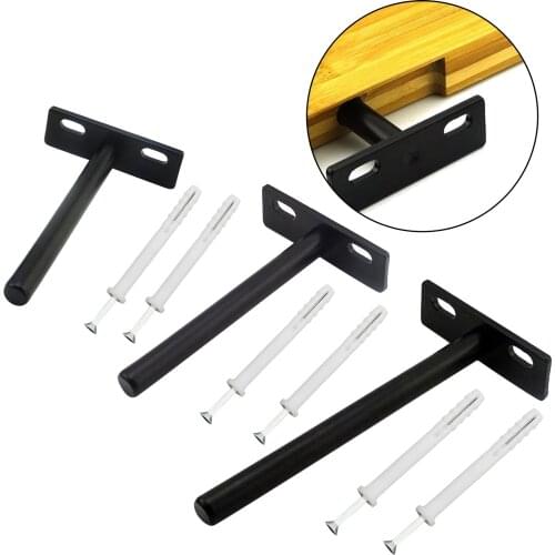 FLOATING SHELF CLAMPS 3 "/ 4" / 5 "HARDWARE SCREW WALL SHELVES