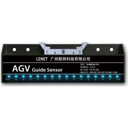 AGV car feeding robot special magnetic navigation sensor 16 bit detection high sensitivity d-mnsv6-x16