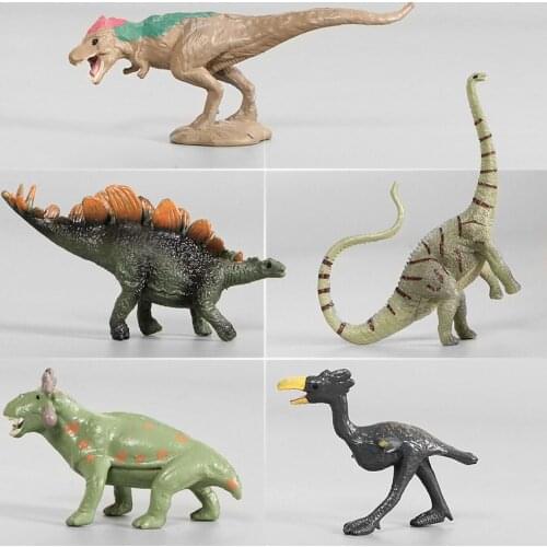 Mini Dinosaur Hand Painted Simulation Carnotaurus Pterosaur Tyrannosaurus Action Figures Toy Figurine Educational Toy For Kids