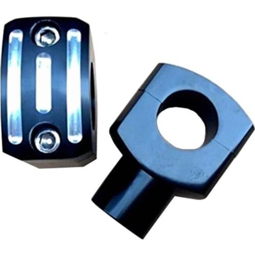 Motorcycle Black 1" 25mm HandleBar Risers For Kawasaki Vulcan Yamaha V Star ATV Cafe Racer Old School Bobber Touring