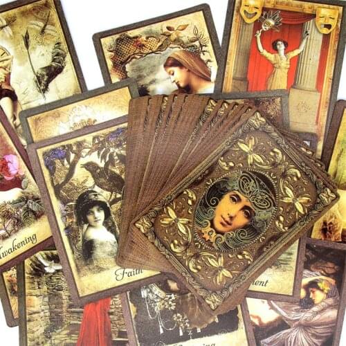 2021 New Vintage Wisdom Oracle 52 Cards Tarot Deck Full English Family Party Board Game