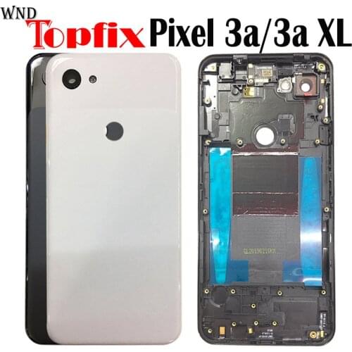 NEW For HTC Google Pixel 3A Battery Cover Rear Door Housing Case Replacement For HTC Pixel 3A XL Back Battery Cover Housing Case