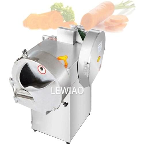 New Electric Vegetable Cutter Shredding Slicing Dicing Multi-Function Vegetable Cutting Machine Stainless Steel
