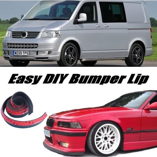Bumper Lip Deflector Lips For Volkswagen VW Transporter T5 Caravelle Multivan Front Spoiler Skirt For / Body Kit / Strip