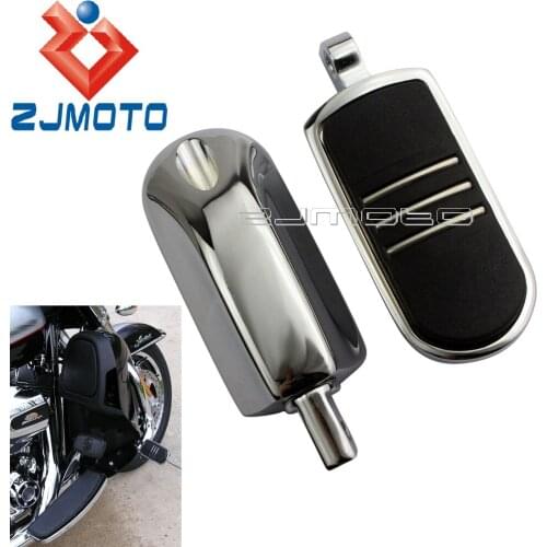 Motorcycle Foot Pegs Footrests For Harley Dyna Heritage Softail Streamliner Foot Rests Iron Sportster 883 1200 Night Train V-Rod