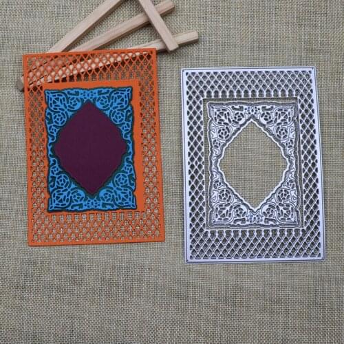 Rectangle Pane Metal Cutting Dies DIY Cards Stencils Photo Album Embossing Paper Making Scrapbooking Card Mold Crafts Dies