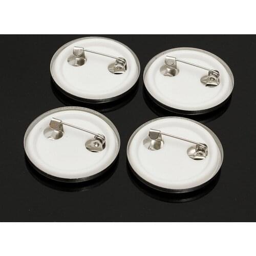 50mm DIY Badge Button Pins Blank Raw Material pins buttons badges supplies parts 100PCS