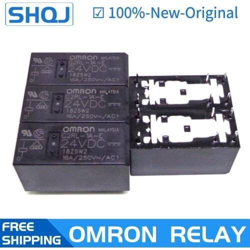 OMRON RELAY G2RL-1A-E 12VDC G2RL-1A-E 24VDC G2RL-1A-E 12V 24V 16A Brand new and original relay