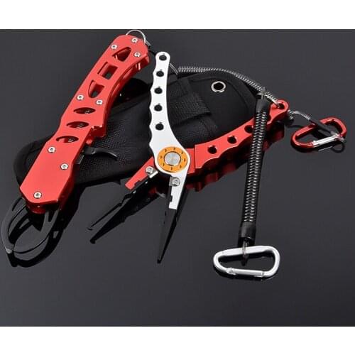 Fish Controller Fishing Scissors Pliers Knife Tool Lu Ya Tong Li Ya Set Stainless Steel Fish Control Hook Fish Clamp Scissors