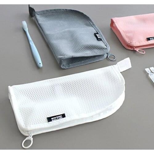 New Makeup Brush Toothbrush Toothpaste Storage Bag Women Portable Travel Makeup Pencil Bag Organizer Storage Beauty Wash