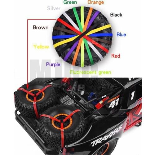 1/7 TRAXXAS 85076-4 UDR RR10 90050 LOSI Baja Rey tire rope UNLIMITED DESERT RACER spare tire strap
