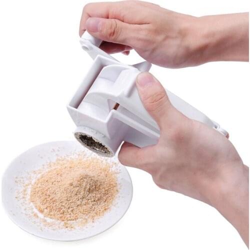 UPORS Cheese Slicer With Stainless Steel Rotary Cheese Grater Butter Shredder Drum Blades Hand-cranked Butter Knife Cheese Maker