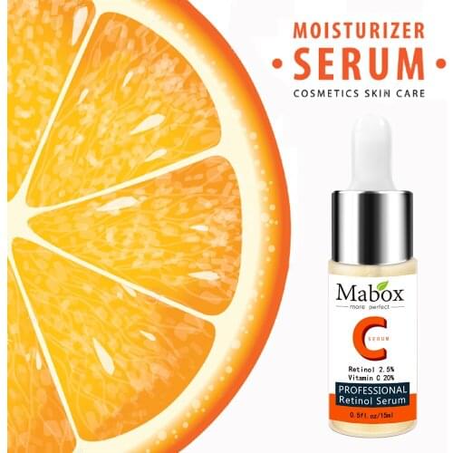 Vitamin C Whitening Serum Hyaluronic Acid Face Cream Remover Acne Treatment Fade Dark Spots Anti-Aging Skin Care