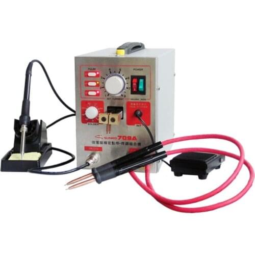 S709A 1.5KW High Power Spot Welder Battery Welding Machine With Universal Welding Pen +3mm 1KG Nickel Sheet
