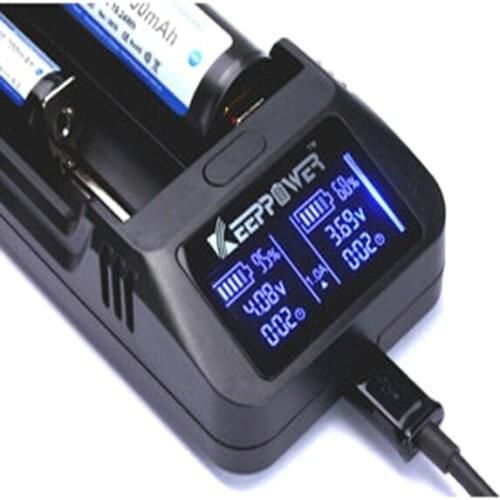 KeepPower L2 3.7V 26650/18650/18500 Intelligence Li-ion Battery USB LCD Charger