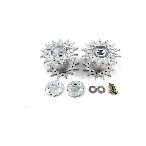 1/16 Sherman Metal Sprockets Driving Wheels For Mato M4A3(75)W and Heng Long Sherman RC Tank MT151S TH00846-SMT4