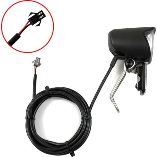 1pcs ABS bicycle modification accessories 6V-60V front light night riding LED lighting/waterproof connector