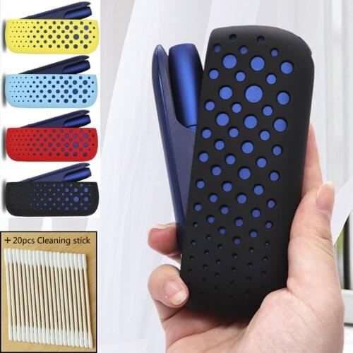 1pc New Style Hole Case Ultra Slim Protective Cover For Iqos 3.0 Cigarette Accessories Silicon Case Cover For Iqos 3 DUO