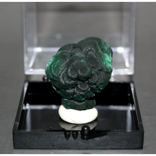 100% Natural beautiful malachite mineral specimen crystal Stones and crystals Healing crystal box size 5.2 cm