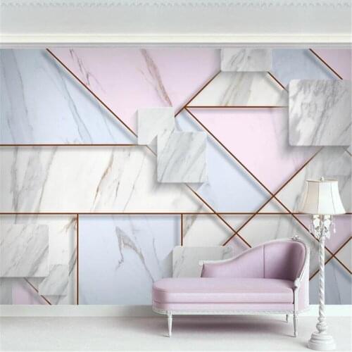 Milofi custom 3D fashion simple Nordic 3D three-dimensional stone background wall paper mural photo wall