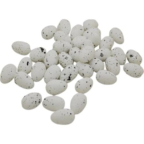 3x2cm Styrofoam Eggs Craft Egg Foam Handmade Balls for Easter Eggs Decoration 100PCS