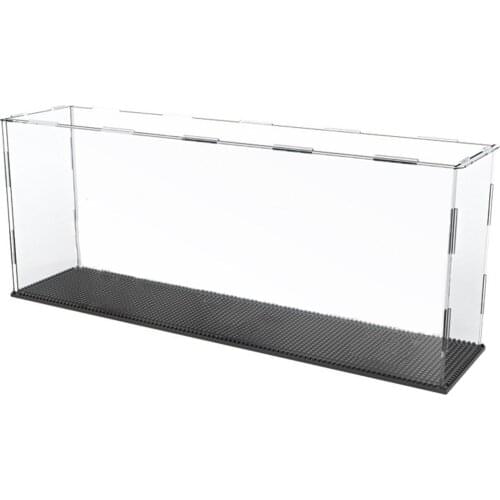 41.6 X 9.6 X 16.6cm Acrylic Display Box Show Case For Mini Diamond Building Block Model (Not For Small Particle Building Blocks)