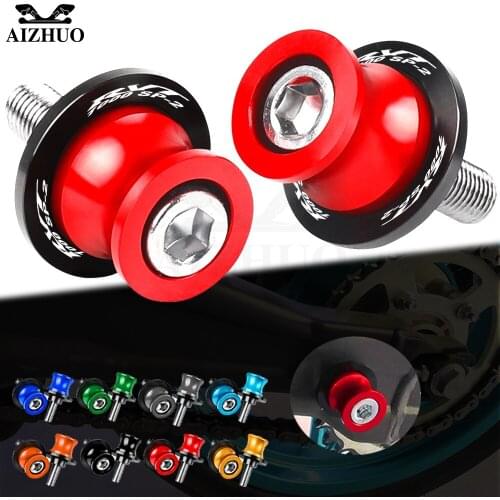 Motorcycle Accessories 8MM Swingarm Slider Spools Stand Screw CNC RVT1000 SP-2 LOGO FOR HONDA RC51 RVT1000SP-1 SP-2 2000-2006