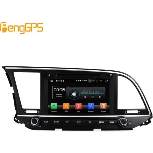 2 din 4+64G Android9 Car dvd player GPS Navigation For Hyundai Elantra 2016 2017 2018 multimedia radio tape recorder