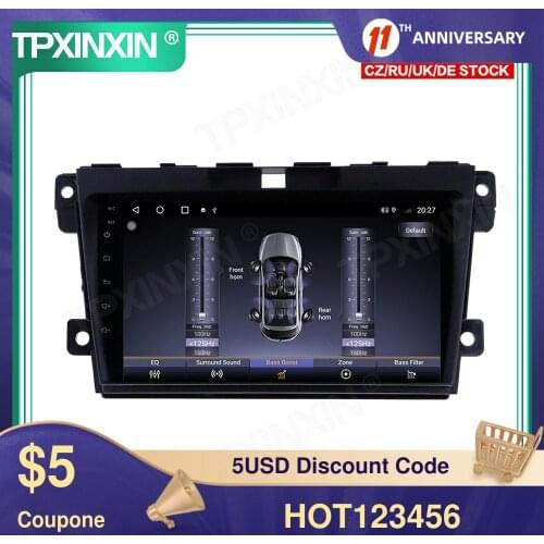 For Mazda CX-7 2008-2014 128GB Android 10.0 Car Multimedia Player GPS Navigation Head Unit Auto Radio Audio Stereo Tape Recorder